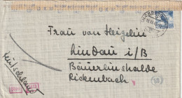 Suisse Lettre Censurée Pour L'Allemagne 1943 - Postmark Collection