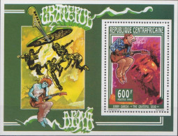Central Africa MNH SS, Jerry Garcia - Singers