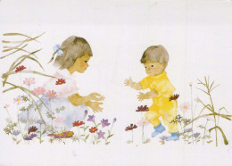 ENFANTS Scènes Paysages Vintage Carte Postale CPSM #PBU340.A - Szenen & Landschaften