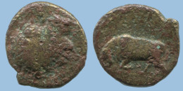 BULL AUTHENTIC ORIGINAL ANCIENT GREEK Coin 3.1g/15mm #AG107.12.U.A - Griechische Münzen