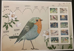 2024 Suede Sweden Spring Birds Oiseaux Printemps Brochure Leaflet - Sparrows