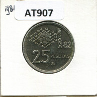 25 PESETAS 1980 ESPAGNE SPAIN Pièce #AT907.F.A - 25 Pesetas