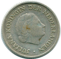 1/4 GULDEN 1957 NETHERLANDS ANTILLES SILVER Colonial Coin #NL10997.4.U.A - Netherlands Antilles