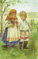 ENFANTS Scènes Paysages Vintage Carte Postale CPSMPF #PKG682.A - Scenes & Landscapes