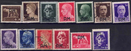 PM 1 à 13 - Military Mail (PM)