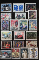 France 1960 / 1986 - Le Musée Imaginaire - 52 Timbres Oblitérés - Voir La Composition Dans La Description - Used Stamps
