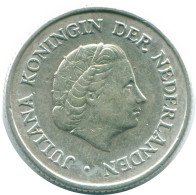 1/4 GULDEN 1963 NIEDERLÄNDISCHE ANTILLEN SILBER Koloniale Münze #NL11189.4.D.A - Niederländische Antillen