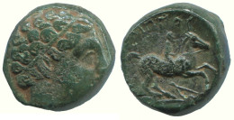 MACEDONIAN KINGDOM PHILIP II 359-336 BC APOLLO HORSEMAN 5.7g/16mm #AA025.58.F.A - Grecques