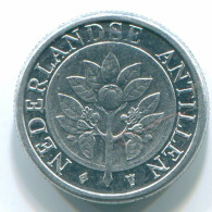 1 CENT 1996 NIEDERLÄNDISCHE ANTILLEN Aluminium Koloniale Münze #S13148.D.A - Netherlands Antilles