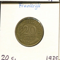 20 CENTIMES 1975 FRANCE Pièce Française #AM171.F.A - 20 Centimes