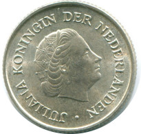 1/4 GULDEN 1970 NIEDERLÄNDISCHE ANTILLEN SILBER Koloniale Münze #NL11640.4.D.A - Antilles Néerlandaises