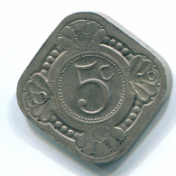 5 CENTS 1970 ANTILLAS NEERLANDESAS Nickel Colonial Moneda #S12504.E.A - Antilles Néerlandaises