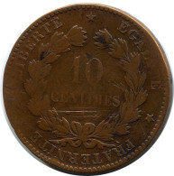 10 CENTIMES 1872 FRANCE Coin #AZ853.U.A - 10 Centimes