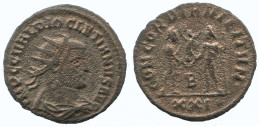 DIOCLETIAN ANTONINIANUS Cyzicus B/xxi AD306 3.5g/21mm #NNN1963.18.D.A - The Tetrarchy (284 AD Tot 307 AD)