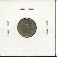 5 CENTS 1972 SINGAPUR SINGAPORE Münze #AR468.D.A - Singapur