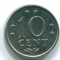 10 CENTS 1978 ANTILLAS NEERLANDESAS Nickel Colonial Moneda #S13542.E.A - Antilles Néerlandaises