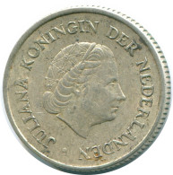 1/4 GULDEN 1967 NIEDERLÄNDISCHE ANTILLEN SILBER Koloniale Münze #NL11488.4.D.A - Niederländische Antillen