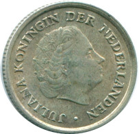 1/10 GULDEN 1962 NETHERLANDS ANTILLES SILVER Colonial Coin #NL12410.3.U.A - Niederländische Antillen