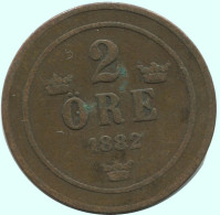 2 ORE 1882 SUECIA SWEDEN Moneda #AC922.2.E.A - Sweden