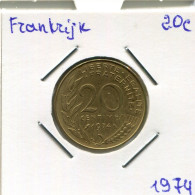 20 CENTIMES 1974 FRANCE Coin French Coin #AM855.U.A - 20 Centimes