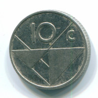 10 CENTS 1988 ARUBA (NIEDERLANDE NETHERLANDS) Nickel Koloniale Münze #S13626.D.A - Aruba