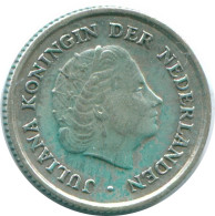 1/10 GULDEN 1963 ANTILLAS NEERLANDESAS PLATA Colonial Moneda #NL12493.3.E.A - Antilles Néerlandaises