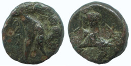 GENUINE ANTIKE GRIECHISCHE Münze 4.7g/16mm #AA078.13.D.A - Griechische Münzen