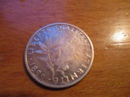 1 Franc Argent 1899 - 1 Franc
