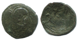 ISAAC II ANGELOS TETARTEON Ancient BYZANTINE Coin 1.5g/17mm #AF806.12.U.A - Byzantines
