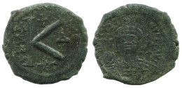 FLAVIUS PETRUS SABBATIUS 1/2 FOLLIS Ancient BYZANTINE Coin 5.6g/23m #AA539.19.U.A - Byzantine