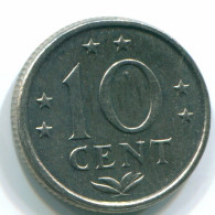 10 CENTS 1978 ANTILLAS NEERLANDESAS Nickel Colonial Moneda #S13562.E.A - Niederländische Antillen