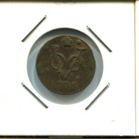 1735 HOLLAND VOC DUIT NETHERLANDS INDIES NEW YORK COLONIAL PENNY #VOC2341.7.U.A - Nederlands-Indië