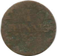 SAXONY 1 PFENNIG 1805 H Dresden Mint German States #DE10659.16.D.A - Other & Unclassified