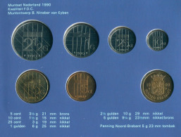 NEERLANDÉS NETHERLANDS 1990 MINT SET 6 Moneda + MEDAL #SET1109.7.E.A - [Sets Sin Usar &  Sets De Prueba