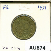 20 CENTIMES 1971 FRANCE Pièce #AU874.F.A - 20 Centimes