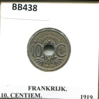 5 CENTIMES 1919 FRANCIA FRANCE Moneda #BB438.E.A - 5 Centimes