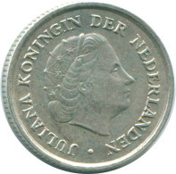1/10 GULDEN 1966 NETHERLANDS ANTILLES SILVER Colonial Coin #NL12686.3.U.A - Antille Olandesi