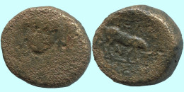 BULL Auténtico ORIGINAL GRIEGO ANTIGUO Moneda 8g/20mm #AF864.12.E.A - Griekenland