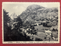 Cartolina - Antey S. André - Cervino E Albergo Marmore - 1939 - Sonstige & Ohne Zuordnung