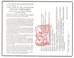 DP Pieter Verdoodt ° Asse 1897 † 1951 X Joanna Cath. Vandenborre // Van Es Gorlias De Meersman Vereertbruggen Afslag - Images Religieuses