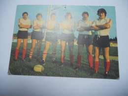 THEME DIVERS CARTE COULEUR  Publicité Spanghero 6  JOUEURS DE RUGBY CARTE AVEC SIGNATURE  DES JOUEURS EDIT SPANGHERO +++ - Rugby