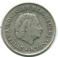 1/4 GULDEN 1967 NIEDERLÄNDISCHE ANTILLEN SILBER Koloniale Münze #NL11525.4.D.A - Niederländische Antillen