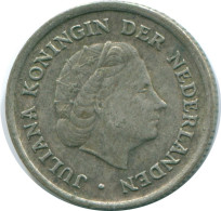 1/10 GULDEN 1970 ANTILLAS NEERLANDESAS PLATA Colonial Moneda #NL13049.3.E.A - Antille Olandesi