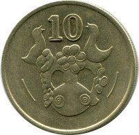 10 CENTS 1991 CHIPRE CYPRUS Moneda #AP296.E.A - Cyprus