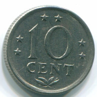 10 CENTS 1970 NETHERLANDS ANTILLES Nickel Colonial Coin #S13345.U.A - Niederländische Antillen