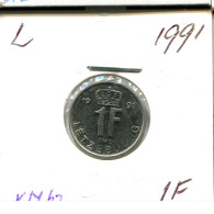 1 FRANC 1991 LUXEMBOURG Pièce #AT226.F.A - Luxemburg