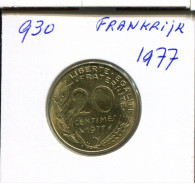 20 CENTIMES 1977 FRANKREICH FRANCE Französisch Münze #AN180.D.A - 20 Centimes