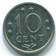 10 CENTS 1971 ANTILLAS NEERLANDESAS Nickel Colonial Moneda #S13409.E.A - Netherlands Antilles