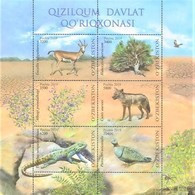 UZBEKISTAN  2019   Fauna & Flora Of Kyzylkum Nature  Reserve   S/S   MNH - Autres & Non Classés