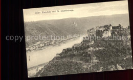 71577808 St Goarshausen Ruine Rheinfels Ehrenthal - Loreley